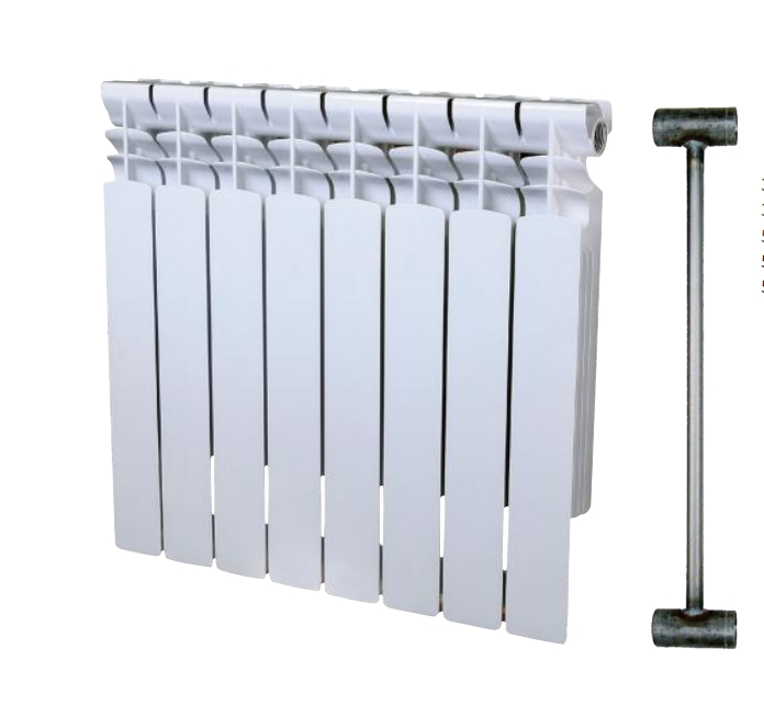 Bimetal Die Casting Radiator Professional European Style Tough Surface