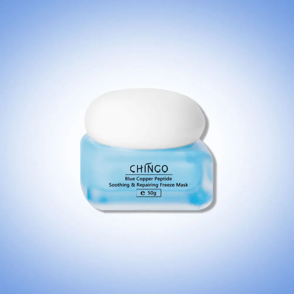 New Product Blue Copper Peptide Moisturizing Brightening Anti-Wrinkle Sleeping Face Mask