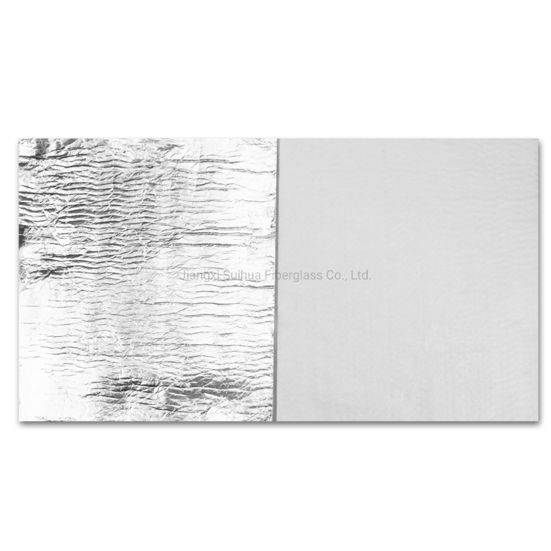 Elevator Shaft Sound-Absorbing Cotton Alkali-Free Aluminum Foil Glass Fiber Needle Felt