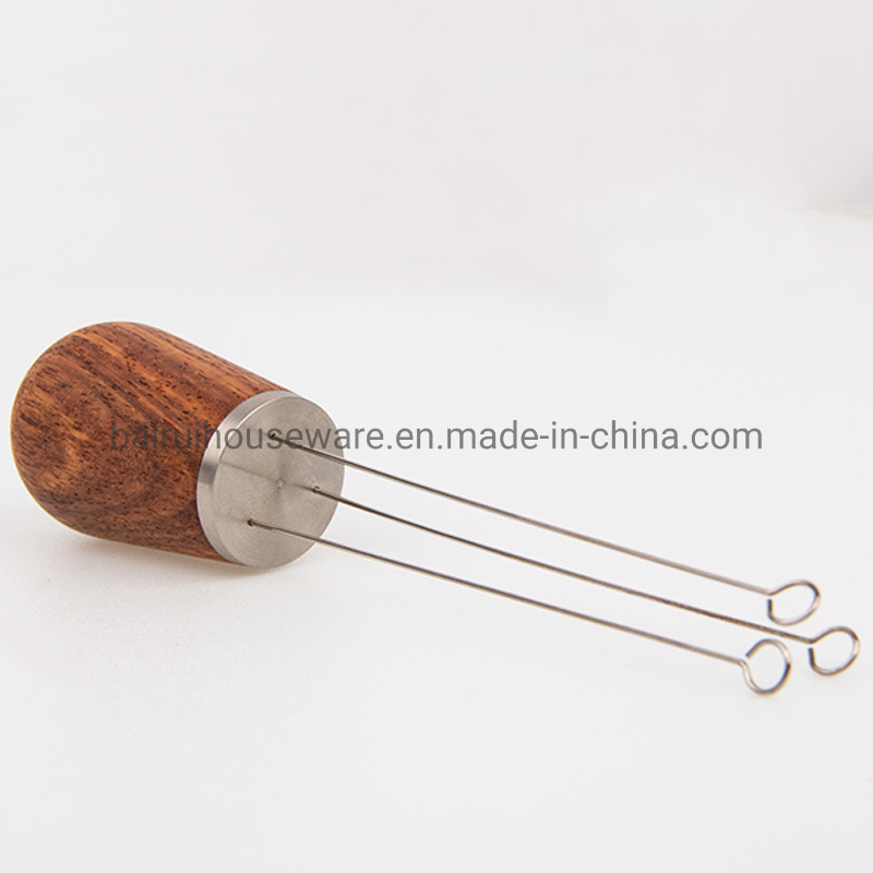 Food Grade 304 Stainless Steel Coffee Bean Distributor Stainless Steel Espresso Neddle Distributor 51mm 58mm for Barista