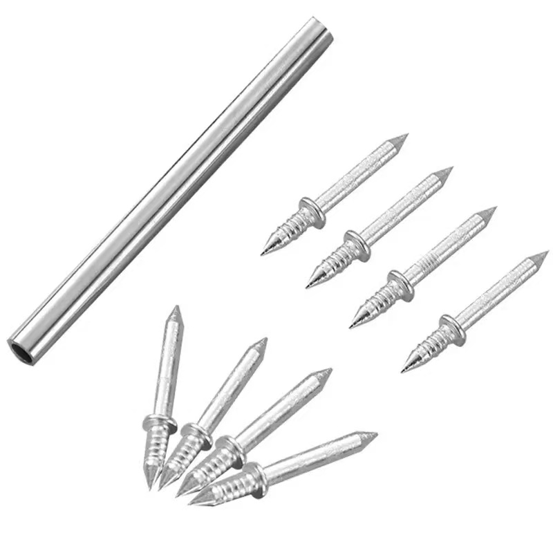 Solid Wood Nails with Galvanized Finish for Long-Lasting Performance