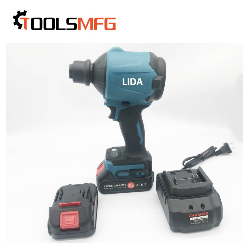 TOOLSMFG Multi-function Dust Removal Fan air blow cleaner portable air duster gun