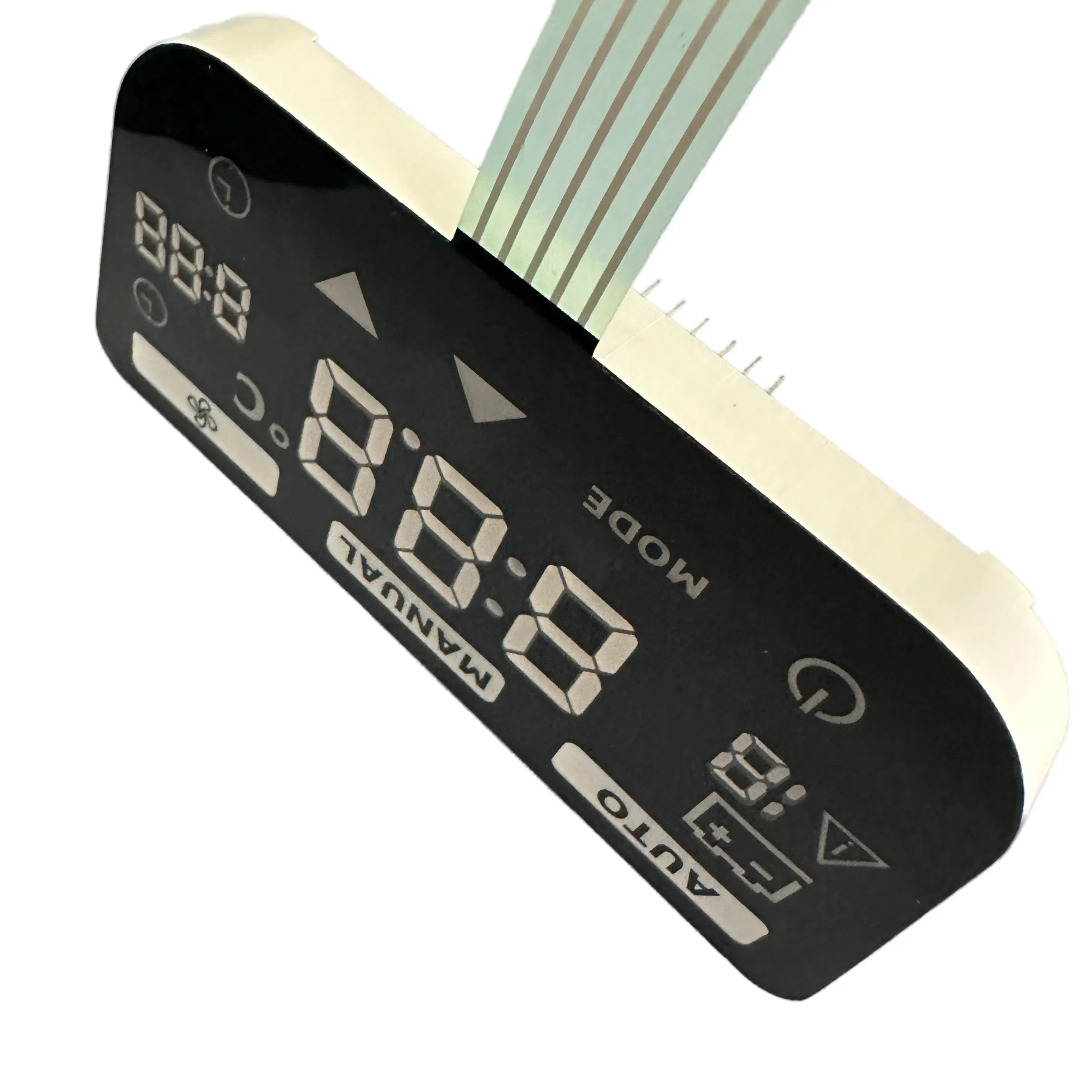 Customizable 7 Segment LED Display Module with Touch Buttons