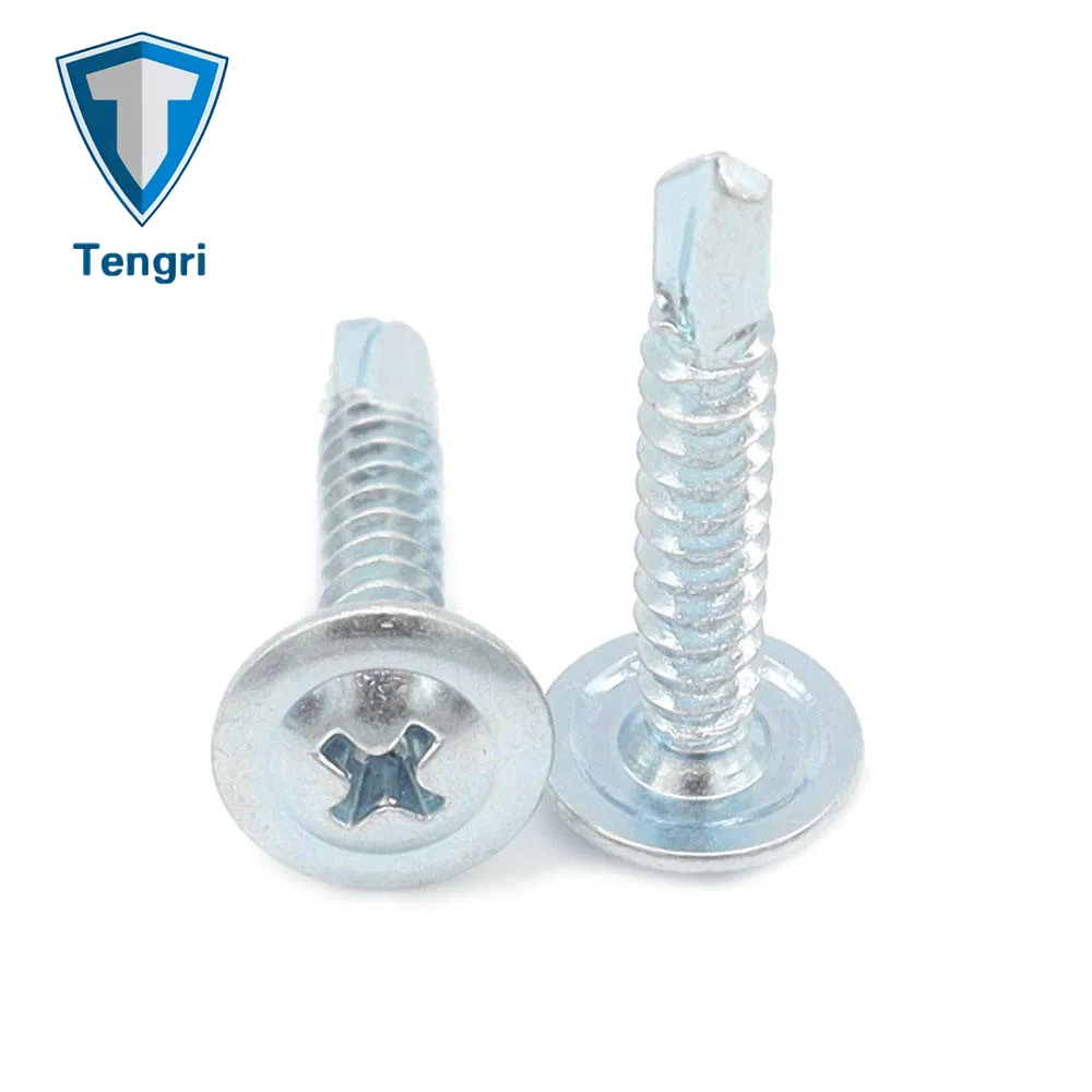 Galvanised Metal Pan Hexagon Head Wood Customized Screw From Shanghai Tengri