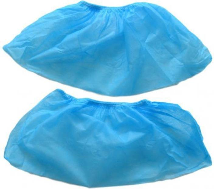 Clean Room Supply Blue Nonwoven Disposable Shoe Cover