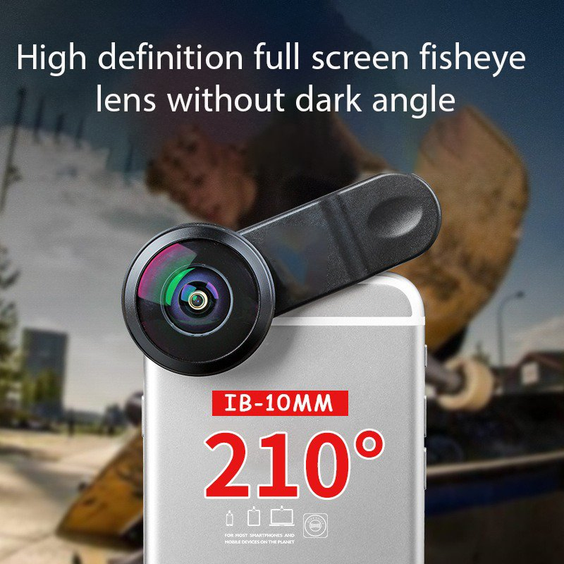 Объектив 10mm 210° HD Full Screen Fisheye для спорта