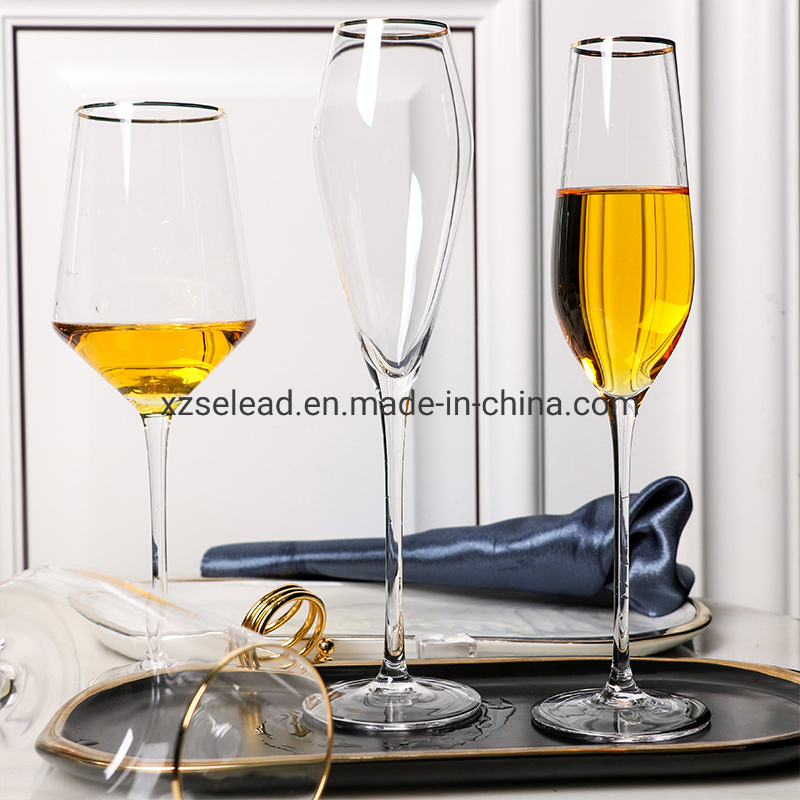 Wholesale Hot Selling Cheap Luxury Crystal Glasses White Wine Glass Cups and Glassware Stemware Glass Cup