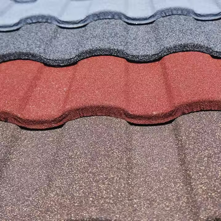 Color Stone Coated Metal Roof Shingles