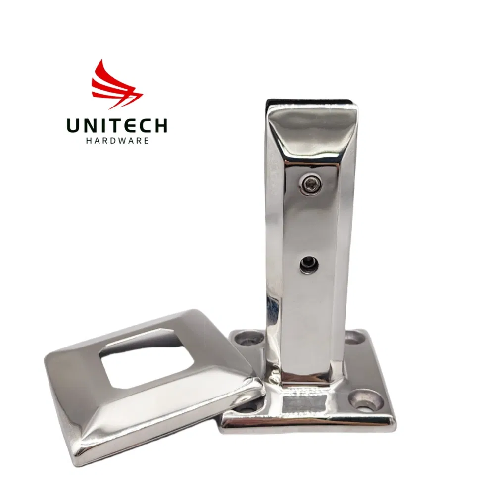 160mm Stainless Steel 304/316 Glass Spigot Glass Railing Wall Clamp Fitting