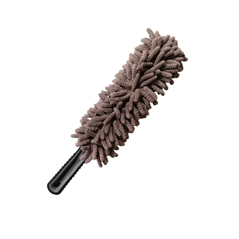 Retractable Chenille Car Washing Cleaning Dust Cleaner Microfiber Gap Duster with Sponge