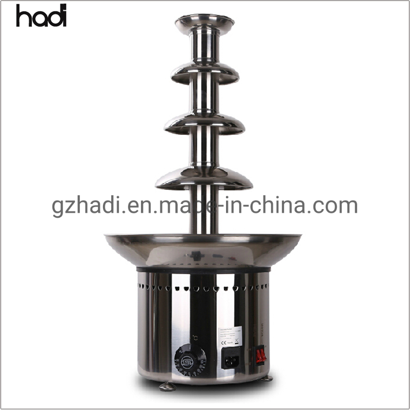 Hotel Supplies Wholesale Catering Equipment110V /220V Cheap 4 Layer Chocolate Fountain 304 Stainless Steel Industrial Chocolate Fountain