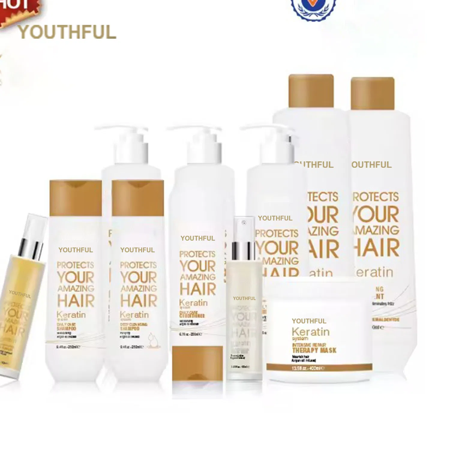 Keratin Organic Professional Smoothing Hair Treatment Conditioner
