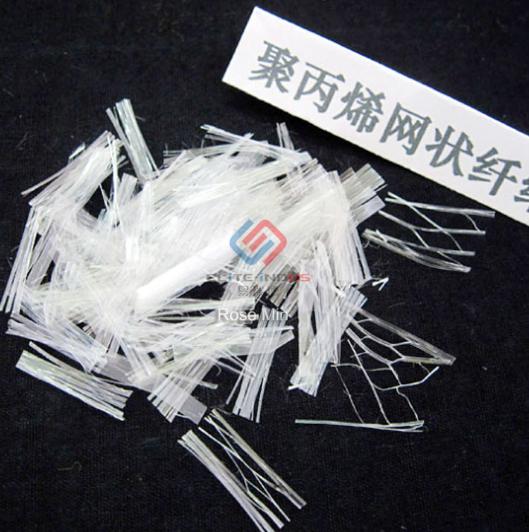 Crack Prevention PP Mesh Fibre for Concrete and Mortar