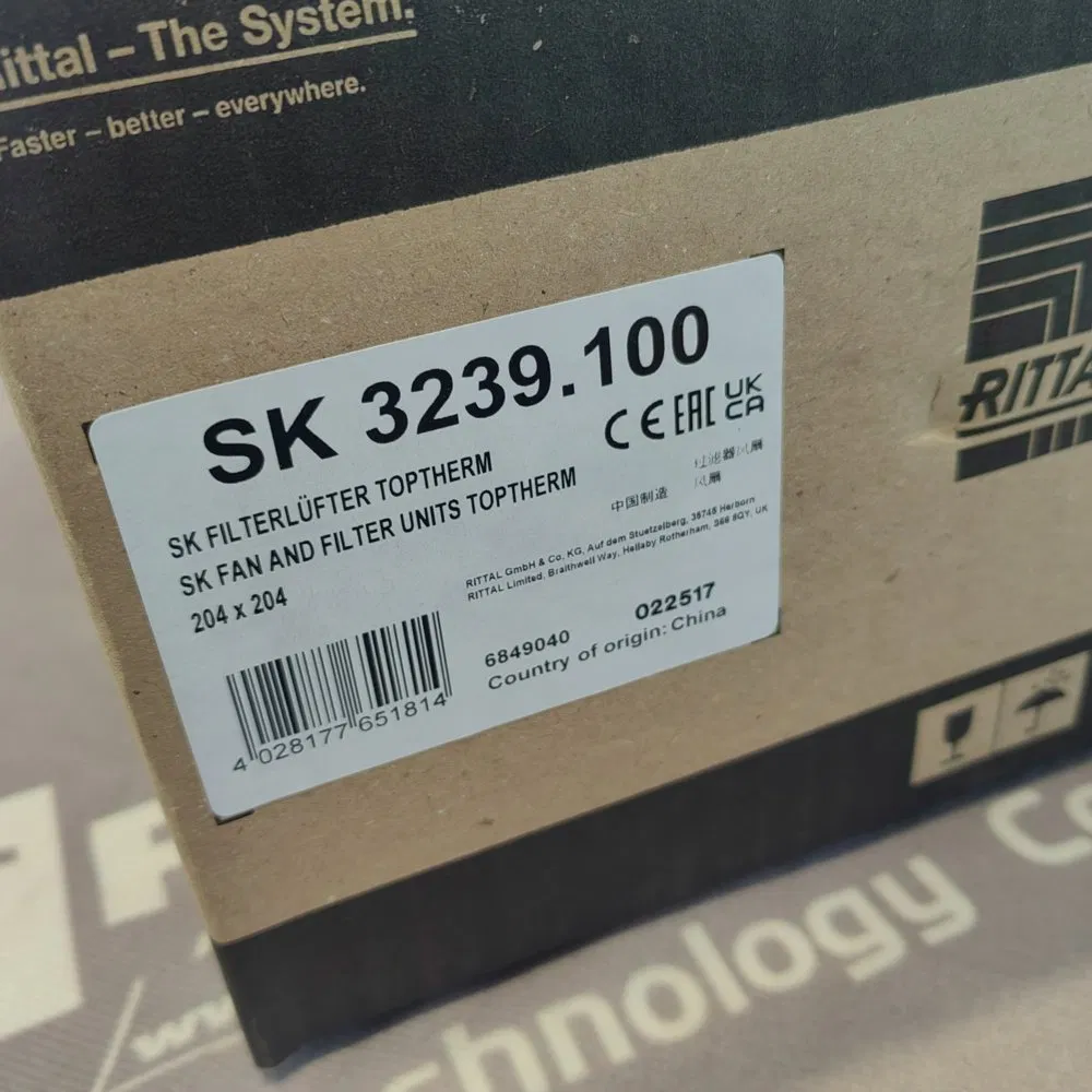 New Original Rittal Sk 3239.100 Toptherm Fan and Filter Unit Fast Shipping