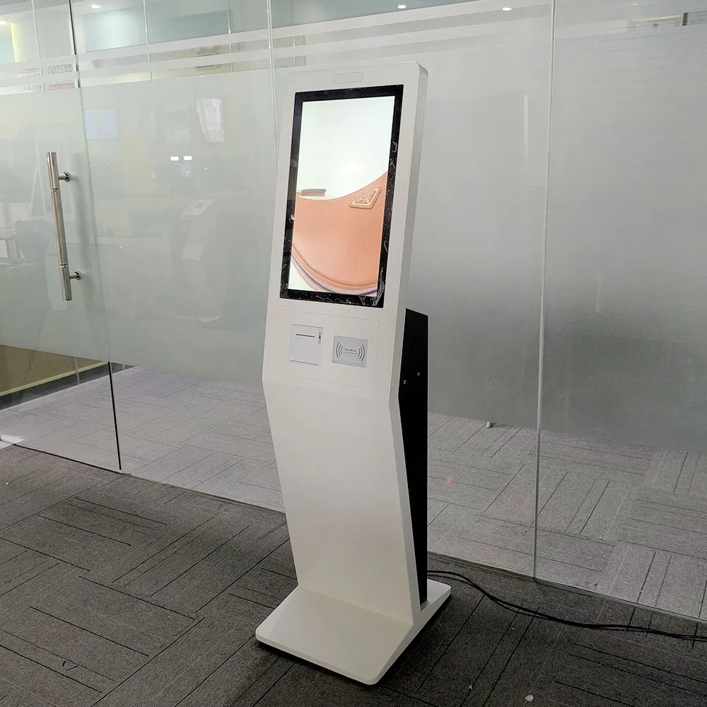 21.5 Inch Self Service Kiosk Queue Machine with Qr Printer NFC Reader