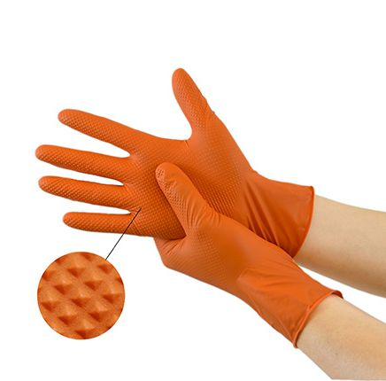 Diamond Textured Grip Nitile Gloves Powder Free