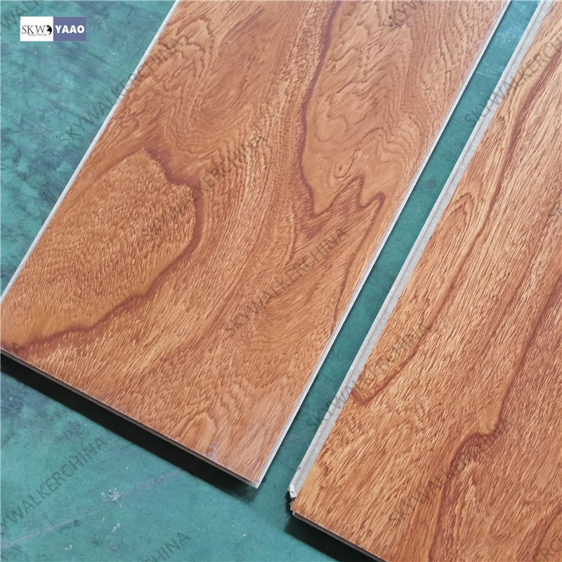 Embossed Modern Design Wood Flooring Water Resistant Laminate Flooring AC3 Skw