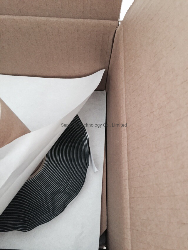 Butyl Rubber Roll Snake Glue Dould Sided Adhesive Waterproof Sealing Repair Fill Insulation Mastic Butyl Tape