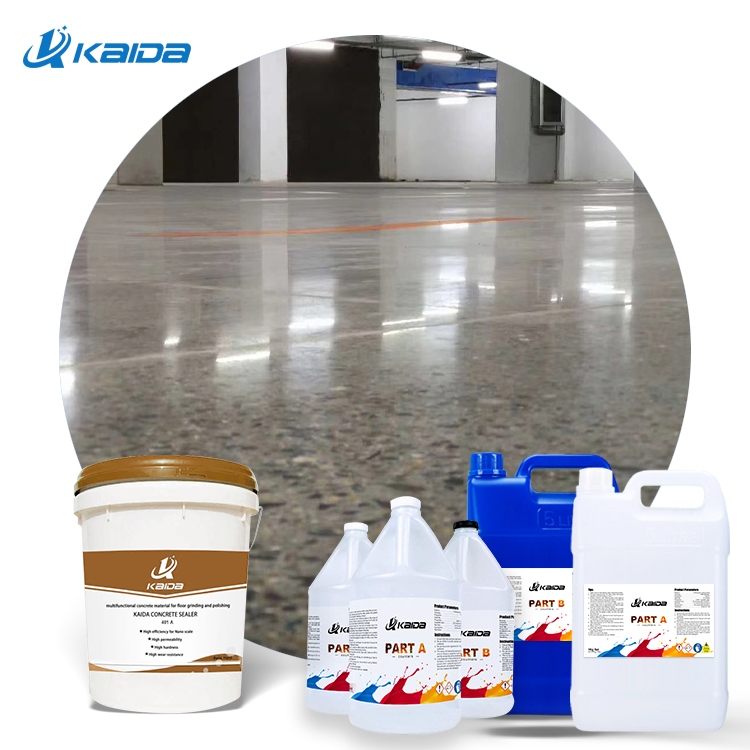 High-Quality Resin Hardener Light Color Epoxy Curing Agent for Concrete Epoxy Garage Concrete Sealer for Sandy Floors