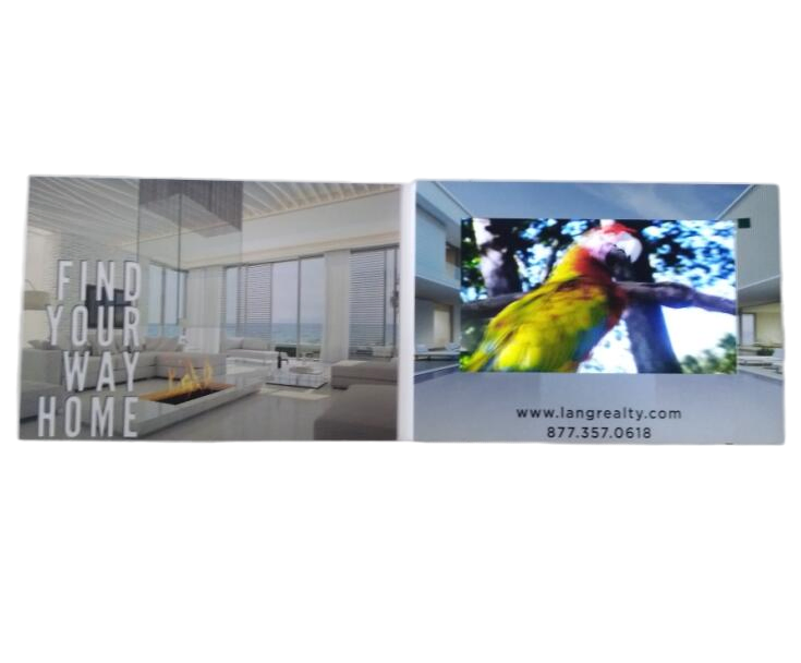 Premium LCD Screen Video Brochure for Luxury Hotels