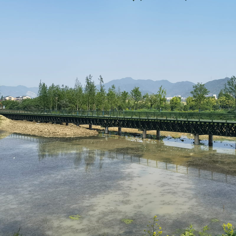 Exceptional High Strength Foldable Bailey Bridge for River Crossings