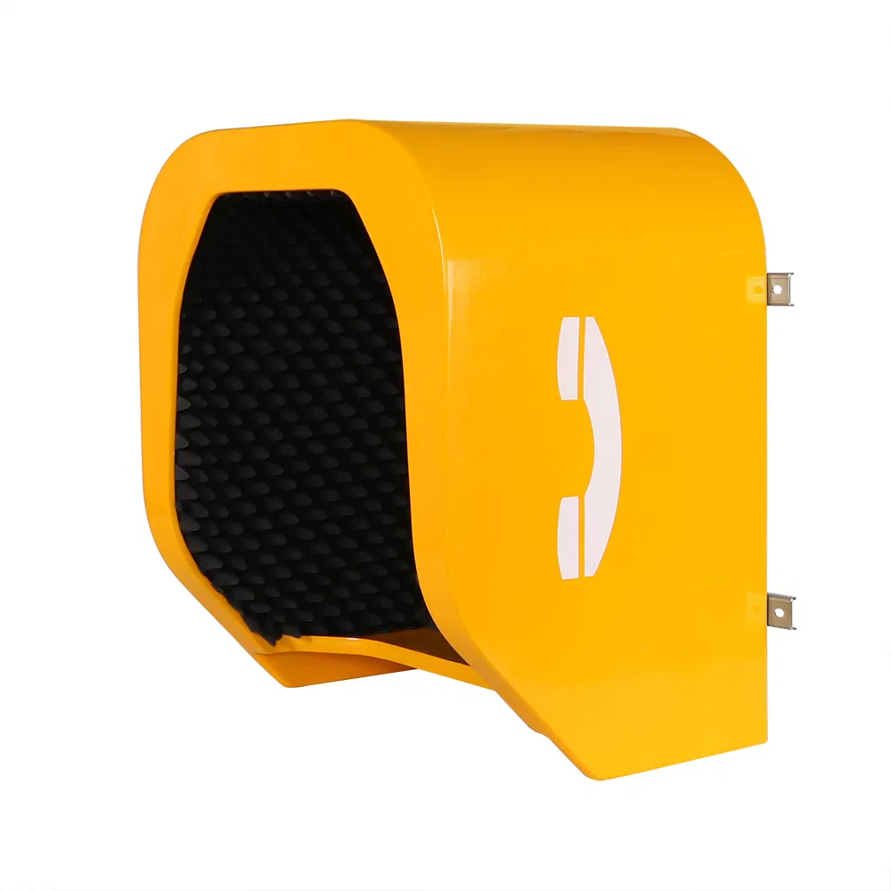 Sound-Absorbing Phone Hood, Telephone Booth / for Noisy Environments