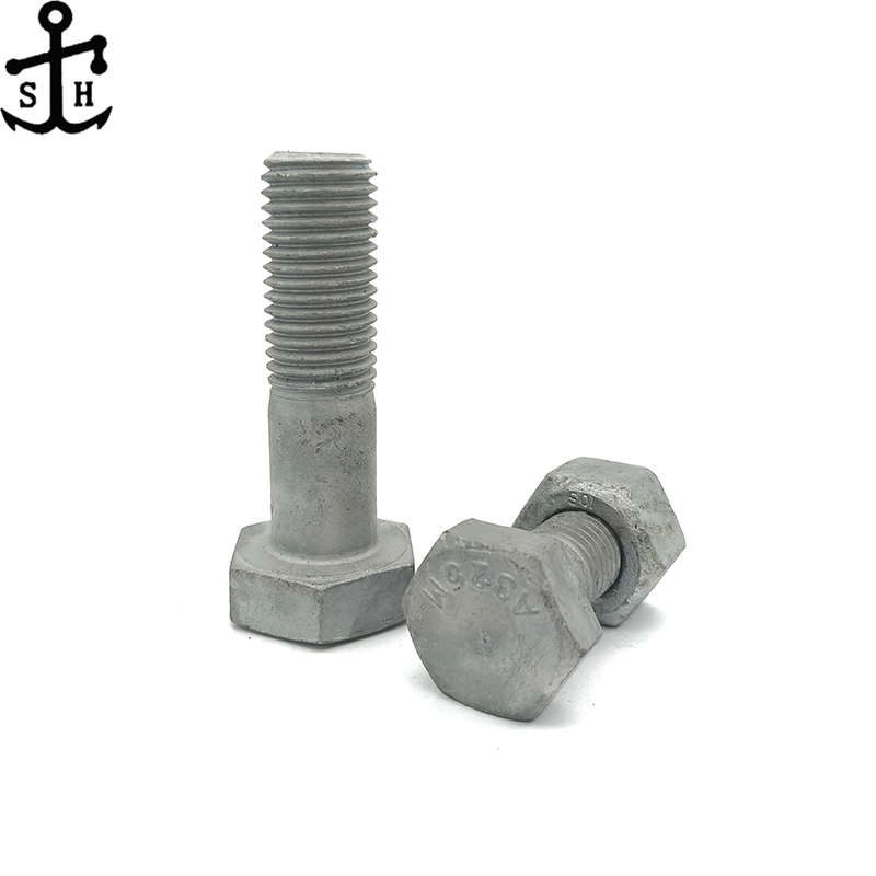 Standard ASTM A325 A490 Hex Bolt for Steel Structure Made in China