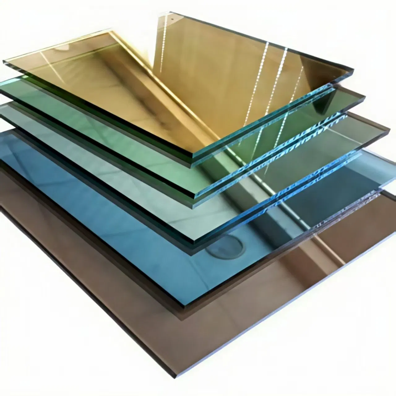 3mm, 4mm, 5mm, 6mm, 8mm, 10mm, 12mm, 15mm, 19mm Bronze Reflective Glass