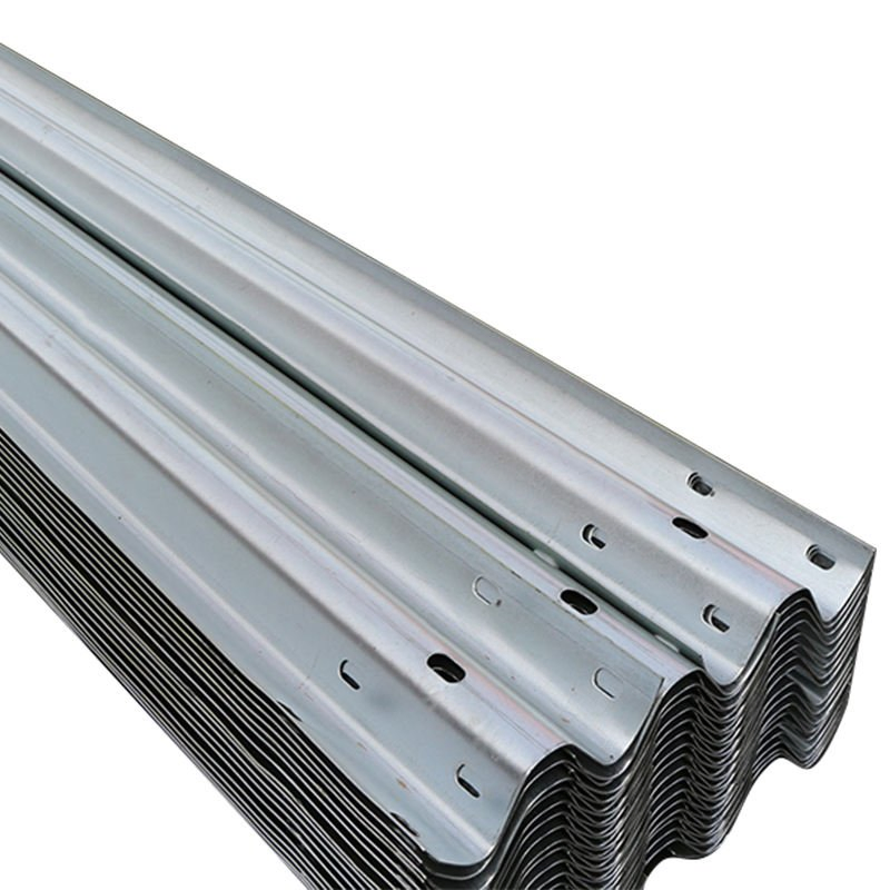 Aashto Standard W Beam Metal Crash Barrier Hot Dipped Galvanized Roadside Guardrail