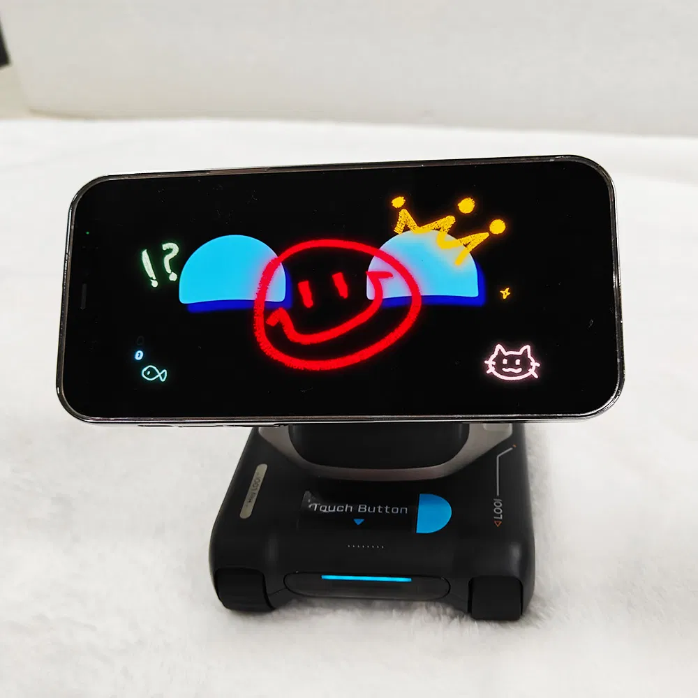 Chatgpt Deepseek Connect Wireless Phone Charger Smart Phone Charge Base Looi Desktop Ai Robot