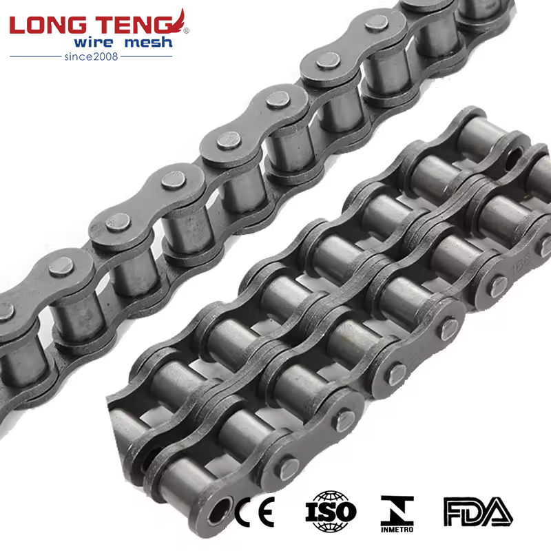 Power Transmission Parts Wholesale Stainless Steel Industrial 08b1 Simplex Roller Chains for Industrial
