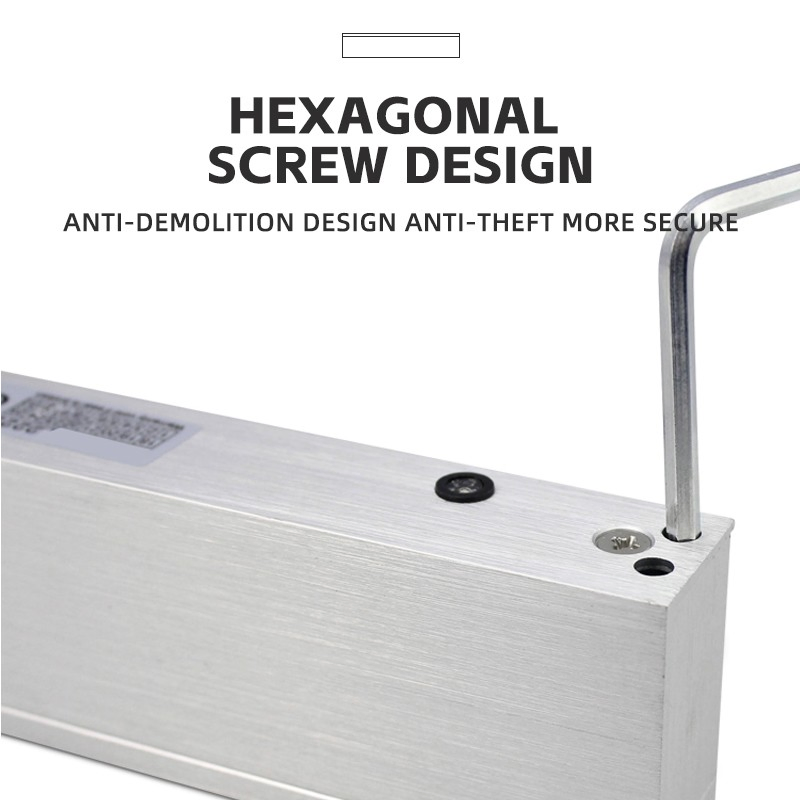 Ys6-180 Factory Wholesale Wireless Mini Key Electro Magnetic Lock with Remote & U Bracket for Auto-Door & Aluminum Single/Double Doors & Gate Outdoor