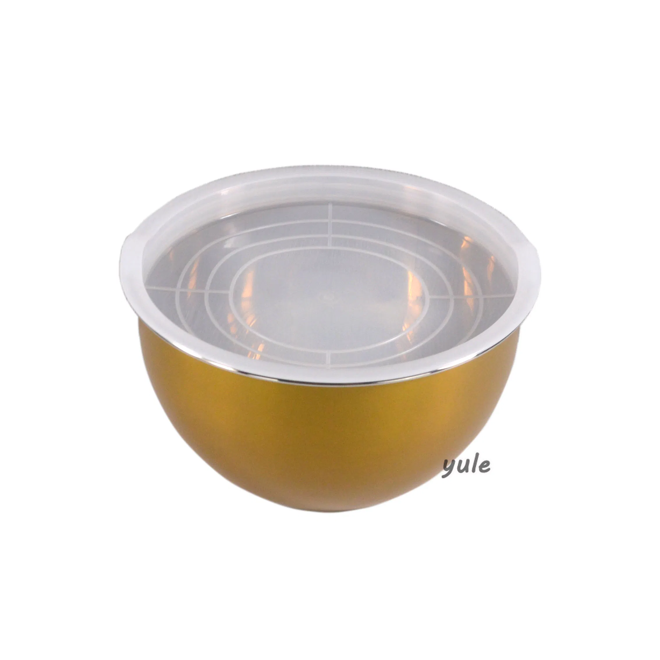 Gold Coating Color Cuisine Accessories Tool Stainless Steel Deep Spray Paint Mixing Bowl