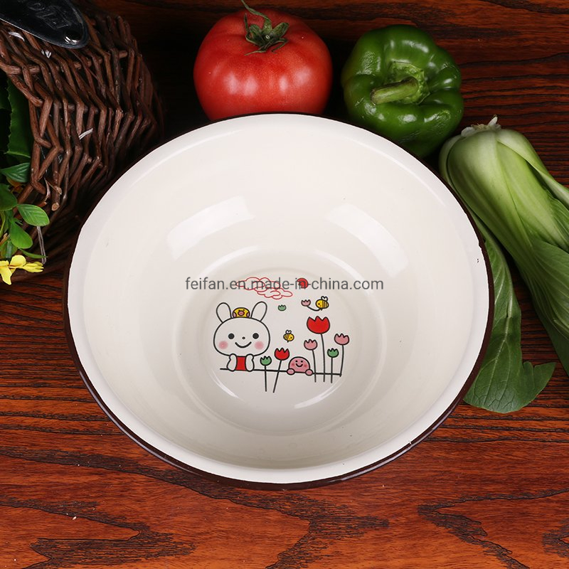 Cartoon Decor Design Enamel Wash Basin/Deep Basin