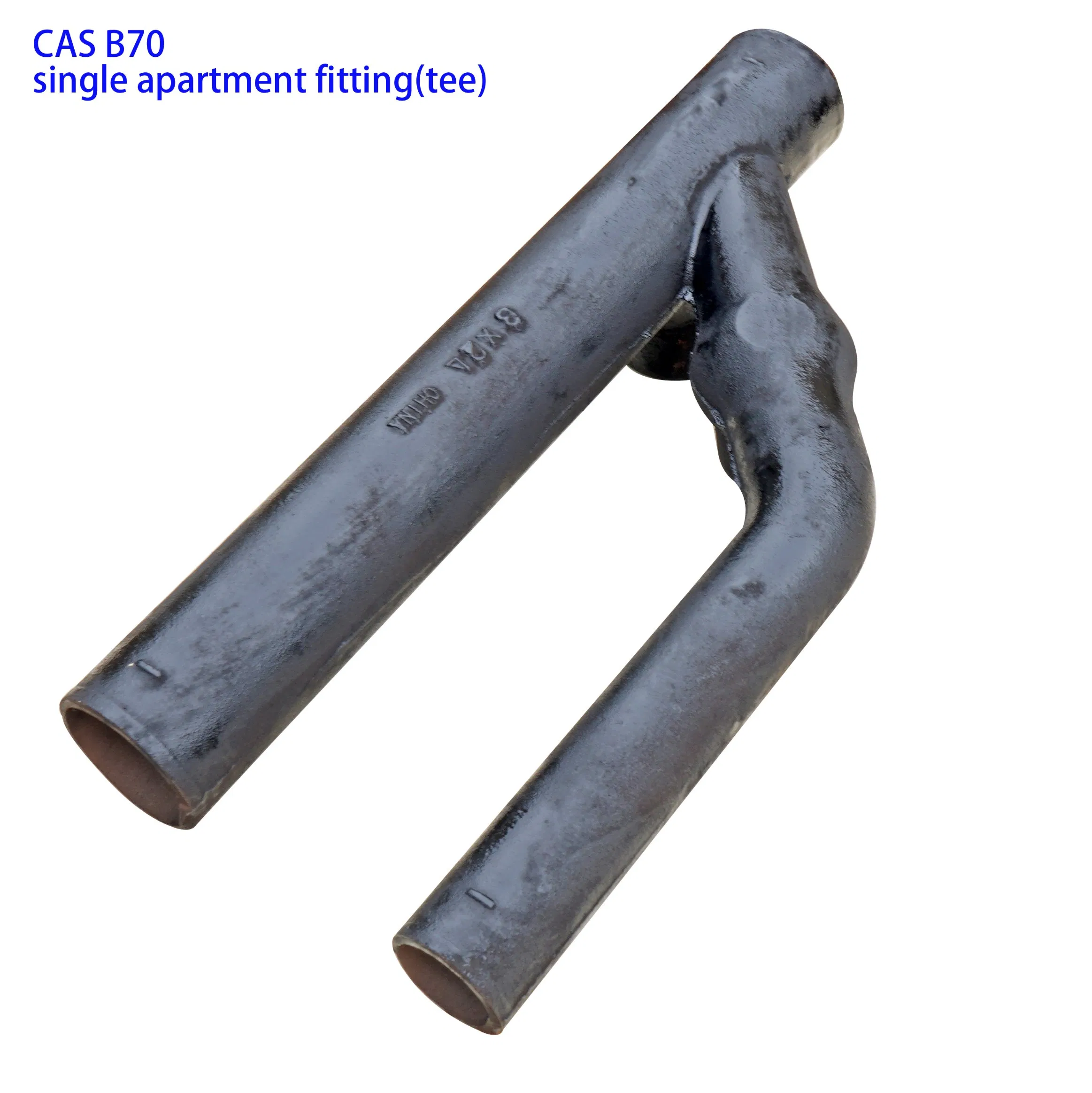 black color bituminous paints CAS B70 single apartment fitting (tee)