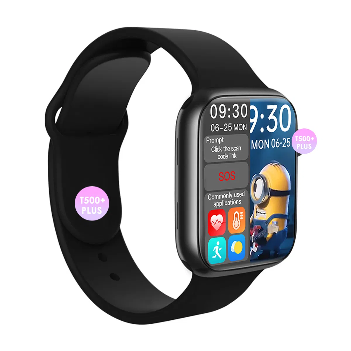 Smart Watch T500+ Plus Men Relojes-Intelijent Bt Call Game China Smartwatch T500 Smart Watches