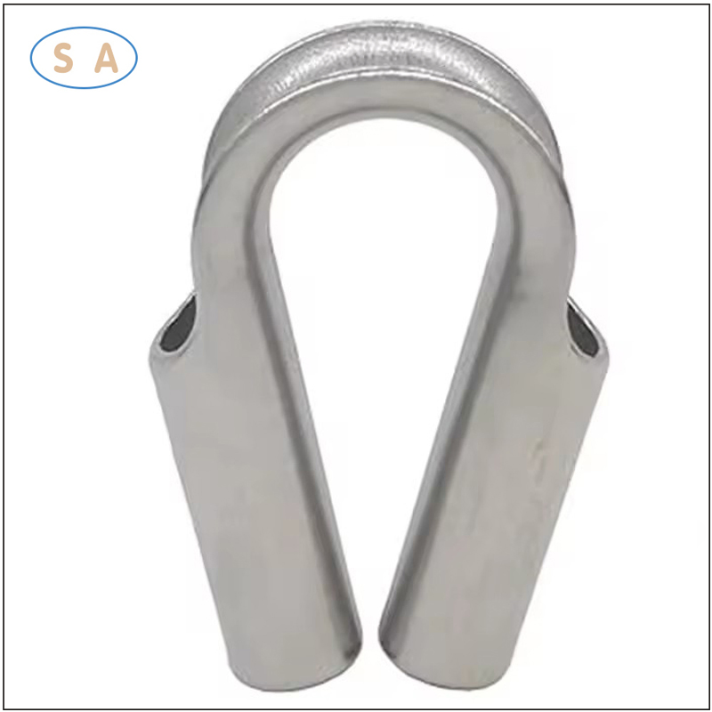 Customized Marine Fitting Stainless Steel 304/316 Wire Rope Tube Thimble