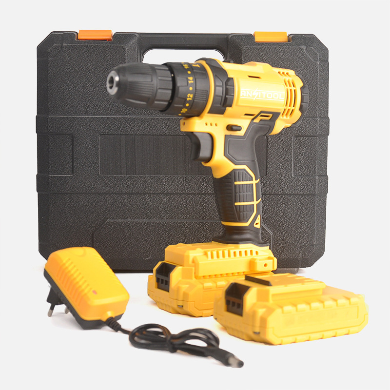 Portable 21V Cordless Drill: Lightweight for DIY & Construction