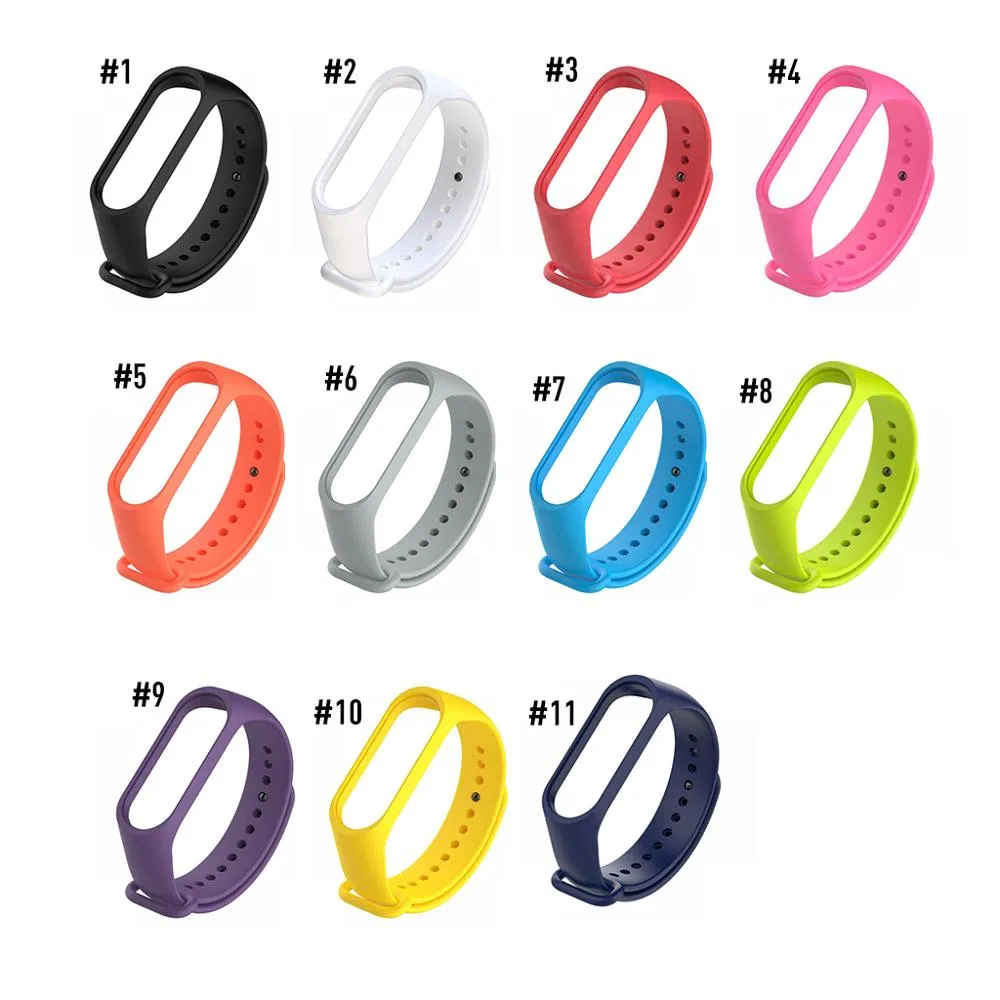 Silicone Watch Band Straps for Xiaomi Mi Band 4/5