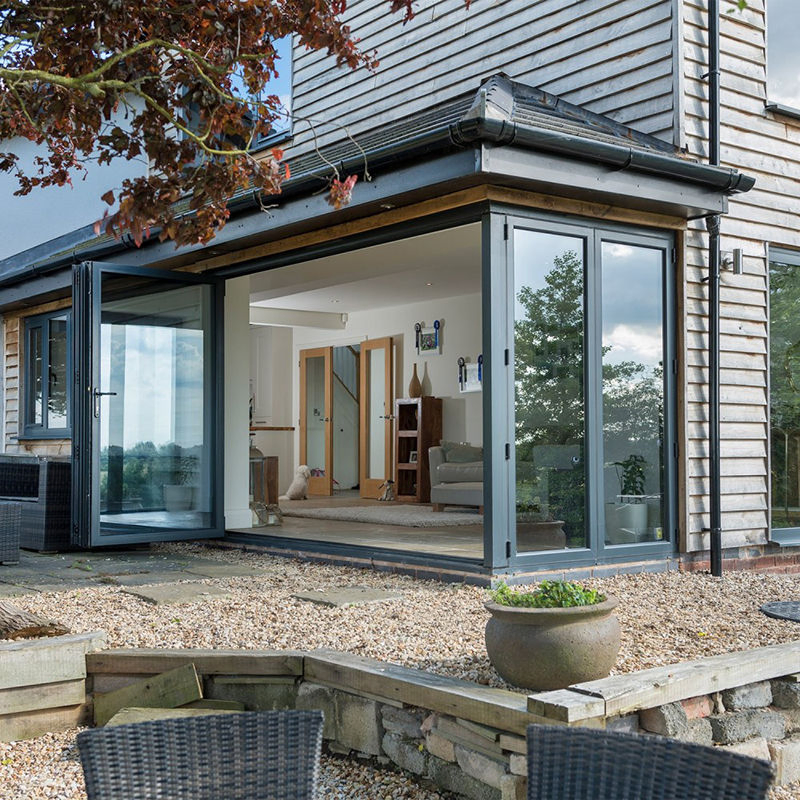 Australia Standard Fold Aluminium Double Glazing Windows