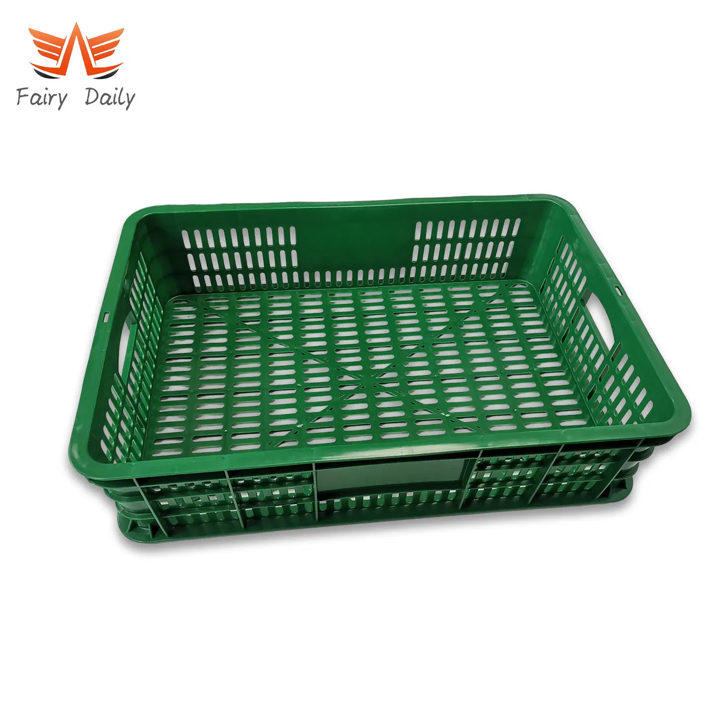 Plastic Supermarket Storage Bin Containers Vegetable Milk Basket Crates