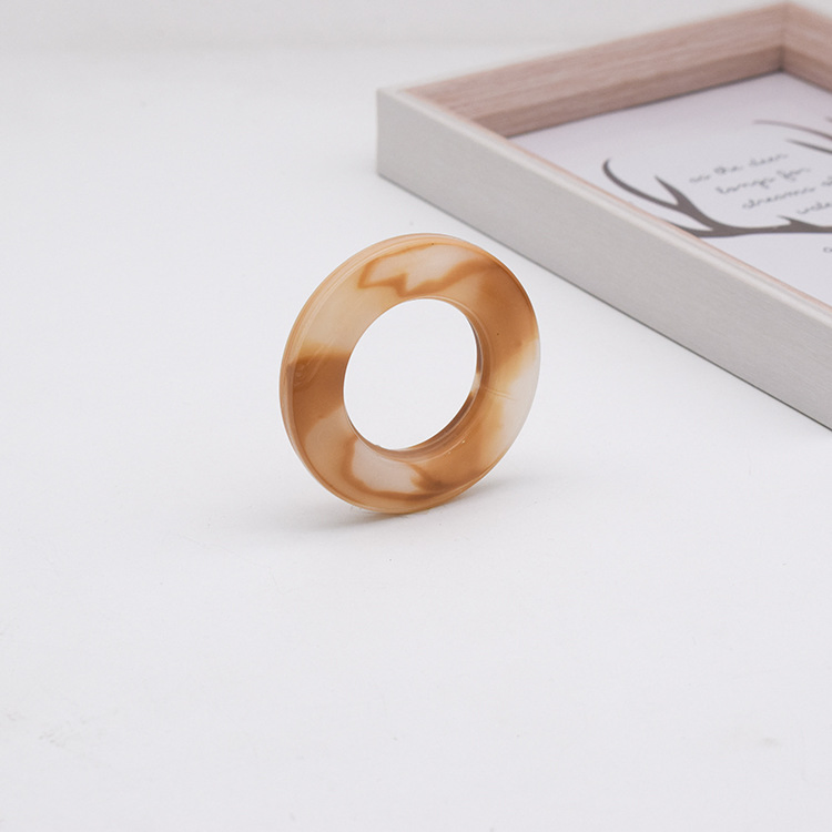 Imitation Jade Ring Curtain Accessories Roman Ring Shower Curtain Hooks Rings