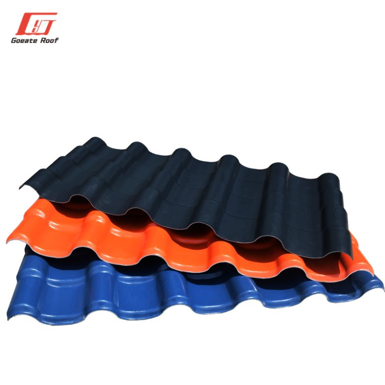 ASA UPVC Roofing Sheet Spanish Roof Tile Lamina Teja PVC Espana 2.5mm De Espesor