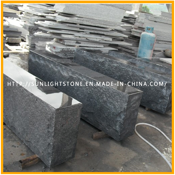 Natural G654 Dark Grey Granite Stone Kerbstones for Garden/Driveway