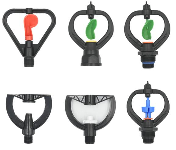 360 Degree 1/2" 3/4" Rotating Butterfly Sprinkler Garden Agriculture Irrigation Plant Tools