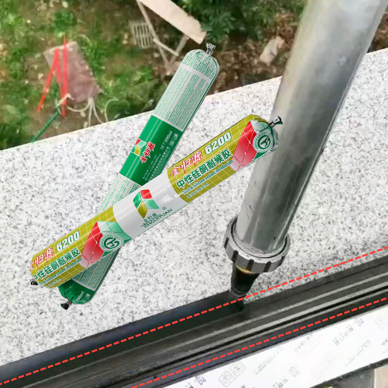 Wholesale Weatherproof Neutral White Grey Black Silicone Sealant for UPVC Windows