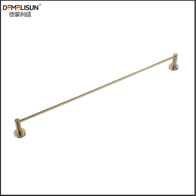 Bathroom Accessories Stainless Steel Single Towel Bar Rose Gold Hanging Towels Racks