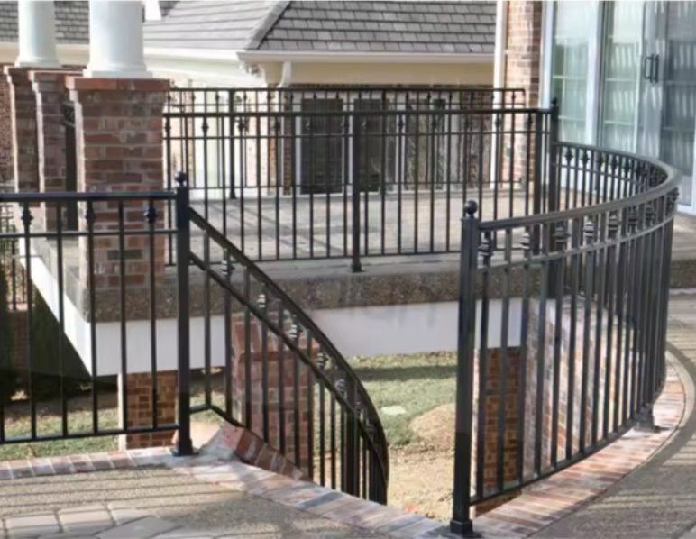 Aluminium Balustrade Yard Fence Blacony Railing Aluminum Handrail
