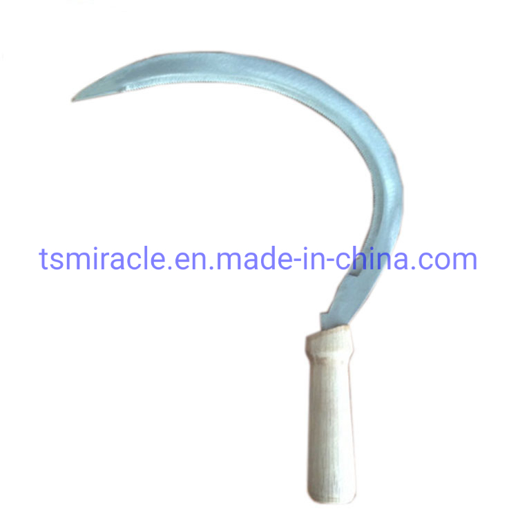 Agricultural Tools Wooden Handle Farming Garden Grass Hand Held Palm Sickle
