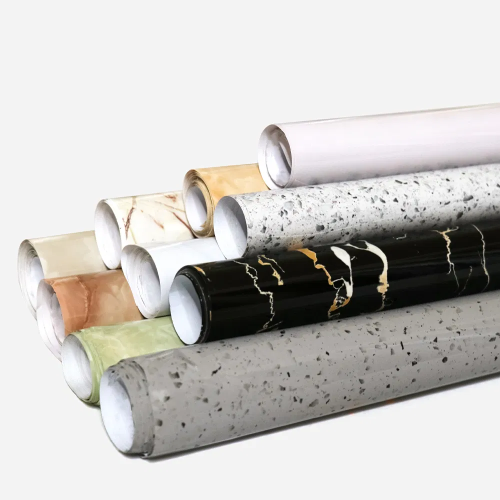 PVC Marble Lamination Membrane Film for Kitchen Furniture